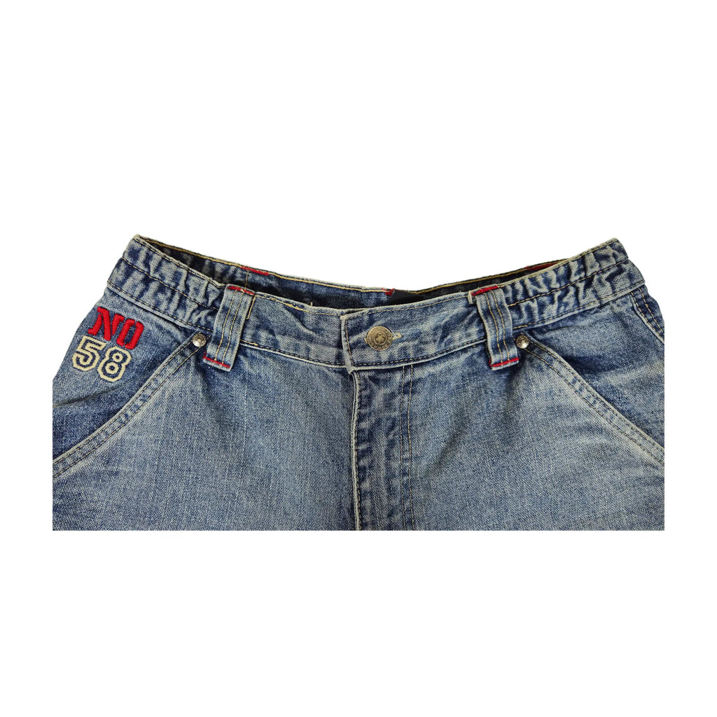 Vintage Y2K "Here & There" C&A South Academy Embroidered Carpenter Skater Jeans