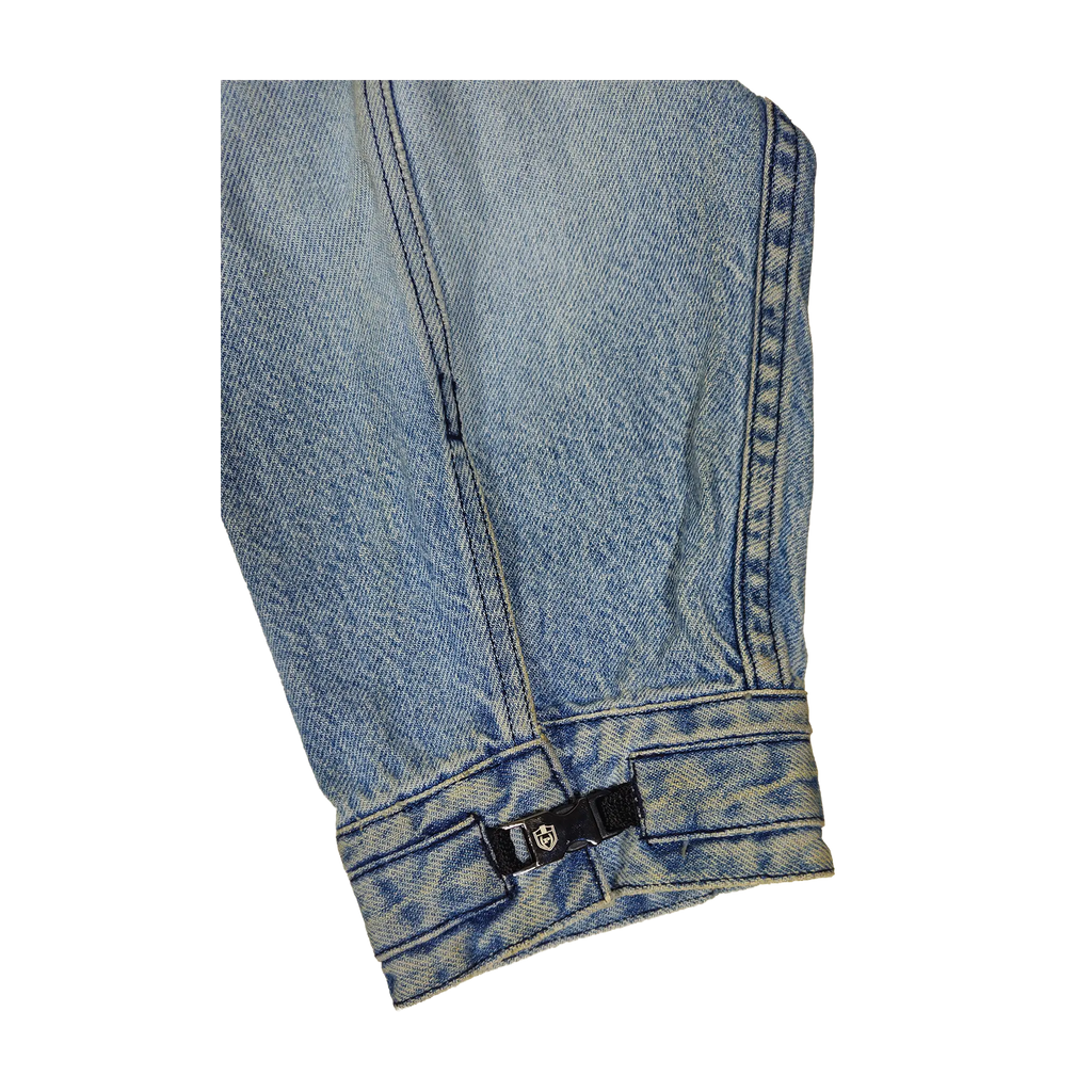 Vintage Phat Farm Archival Utility Tactical Buckle XXL Denim Jacket
