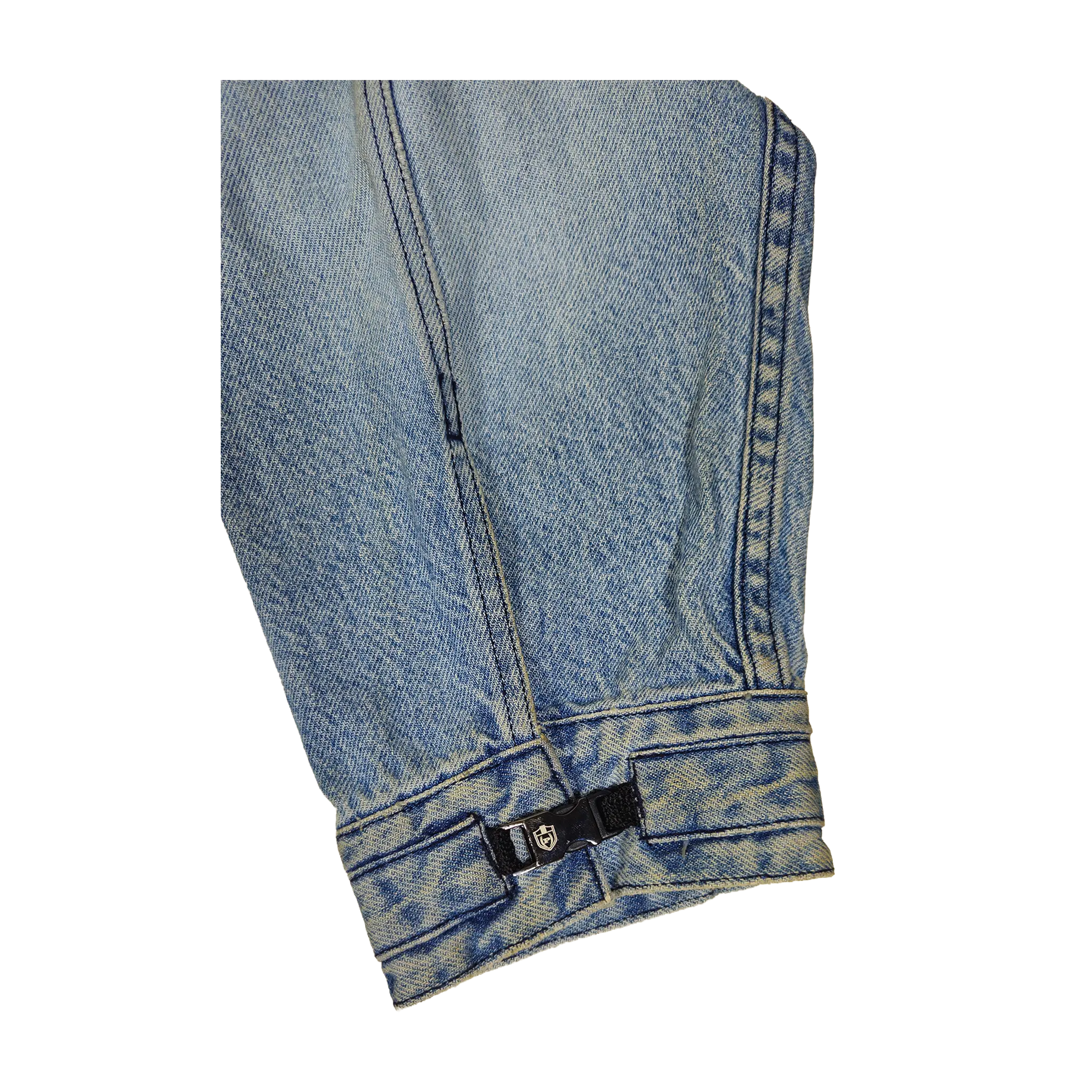 Vintage Phat Farm Archival Utility Tactical Buckle XXL Denim Jacket