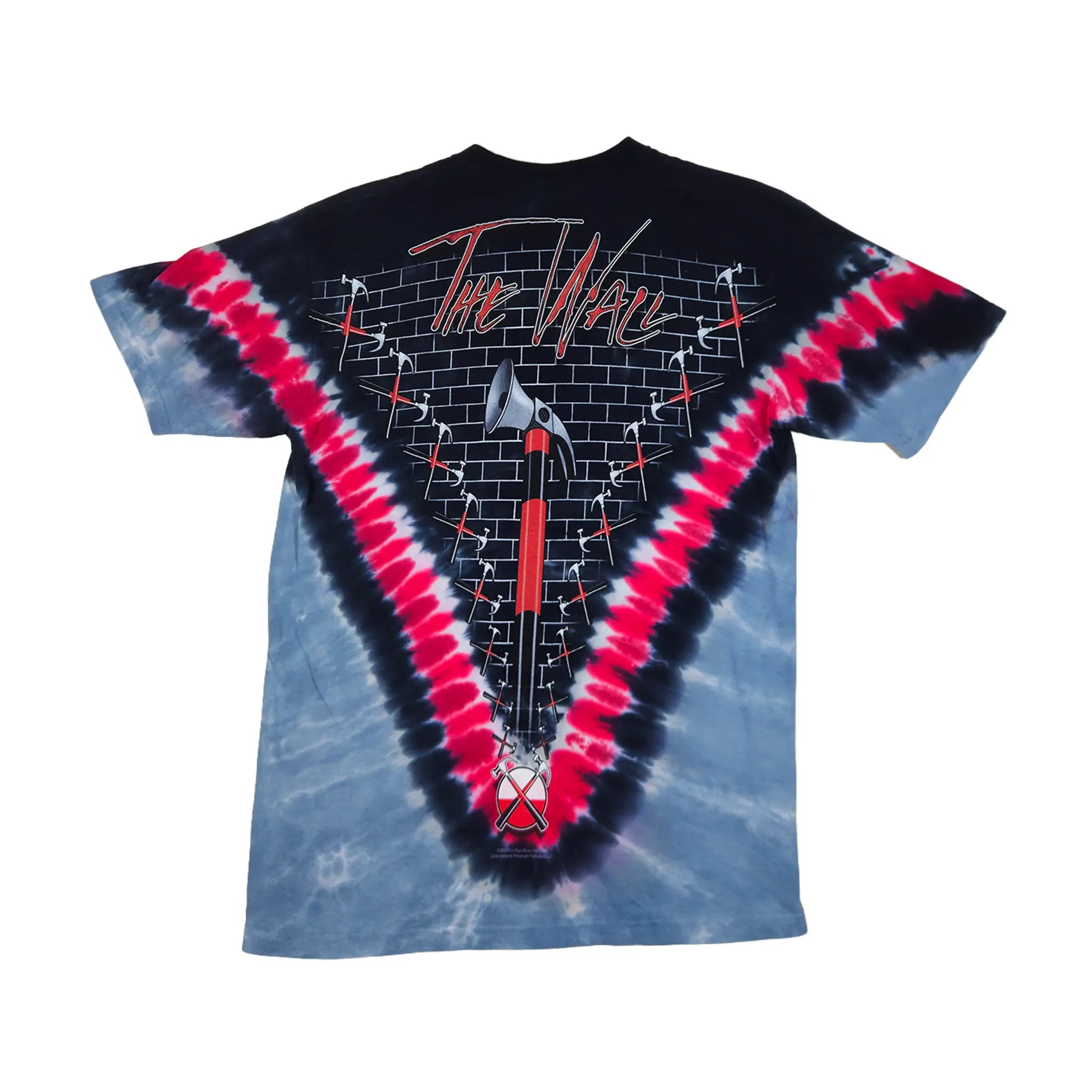 2016 Liquid Blue Pink Floyd Marching Hammers Graphic T-Shirt