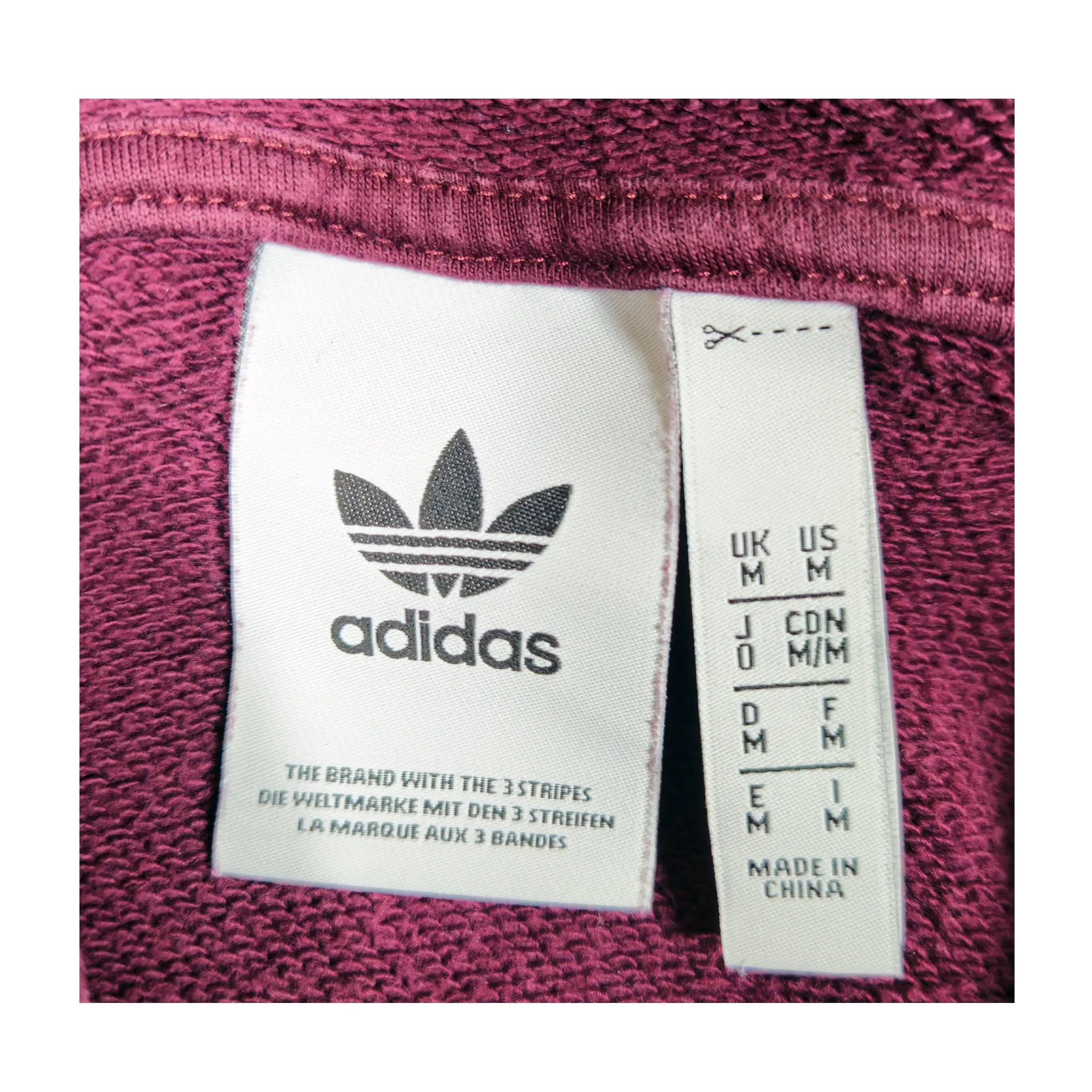 Adidas Originals Burgundy Pullover
