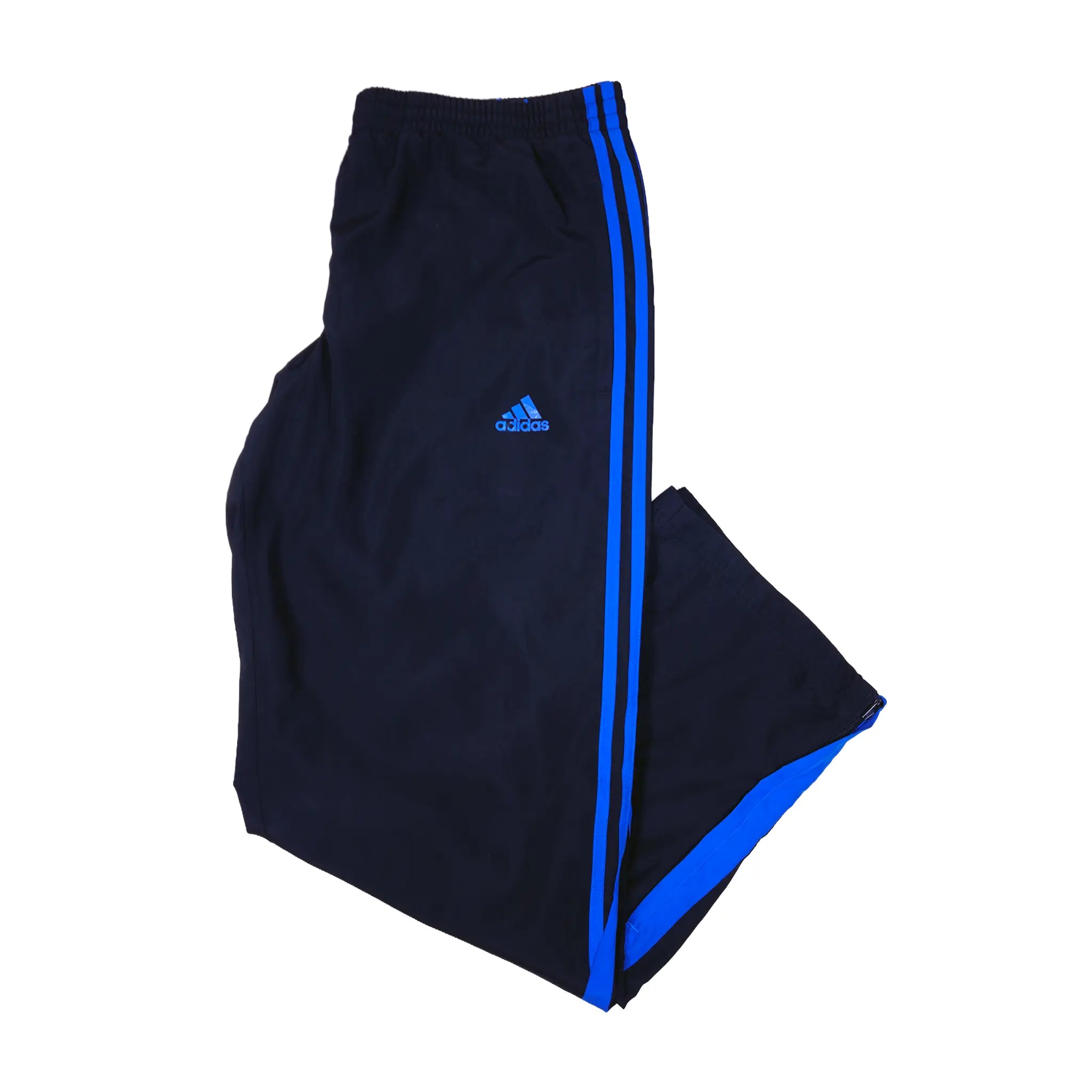 Adidas Blue 3-Stripe Windbreaker Trousers