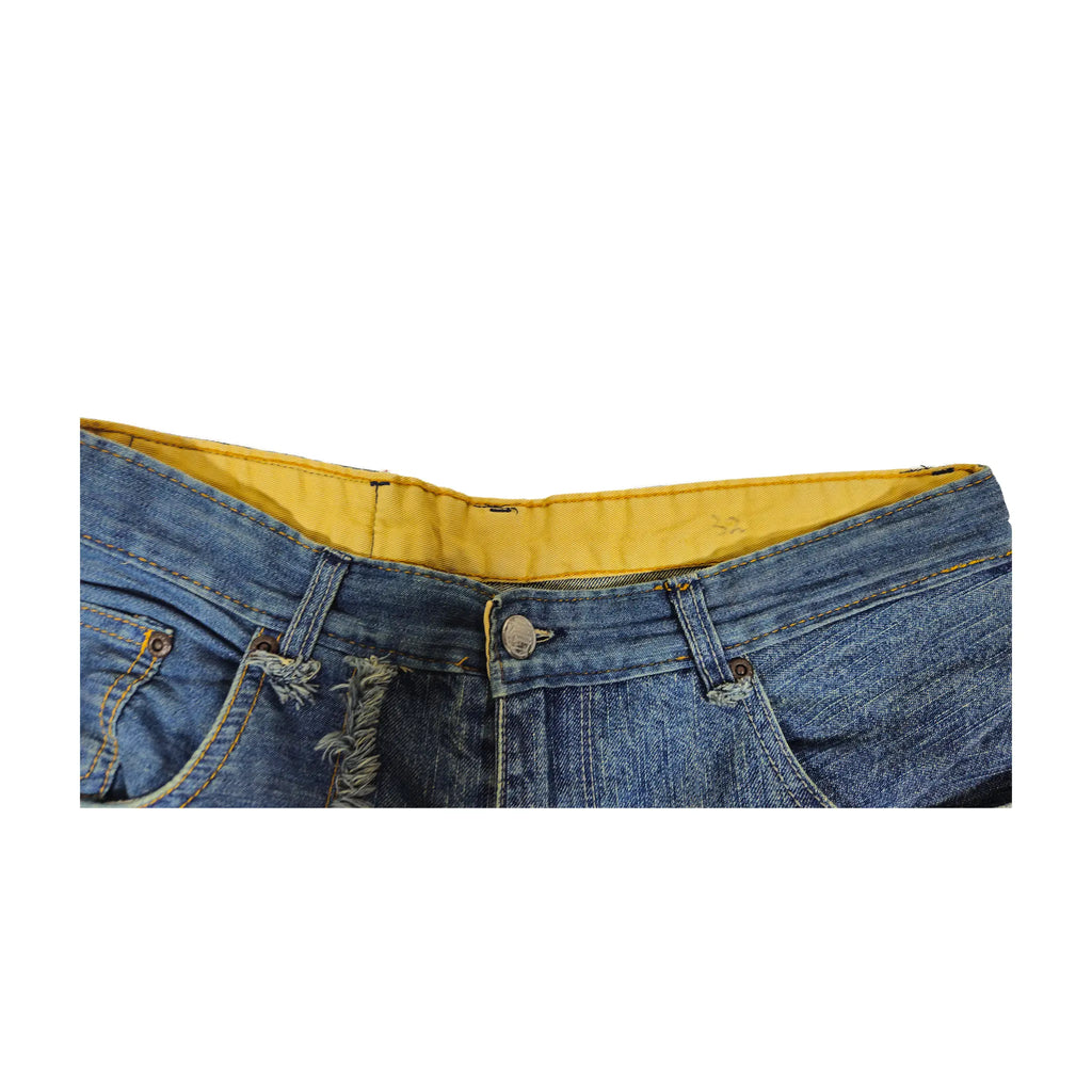 Vintage Y2K Ecko Unltd. Asymmetrical Patchwork Multi-Panel Skater Jeans