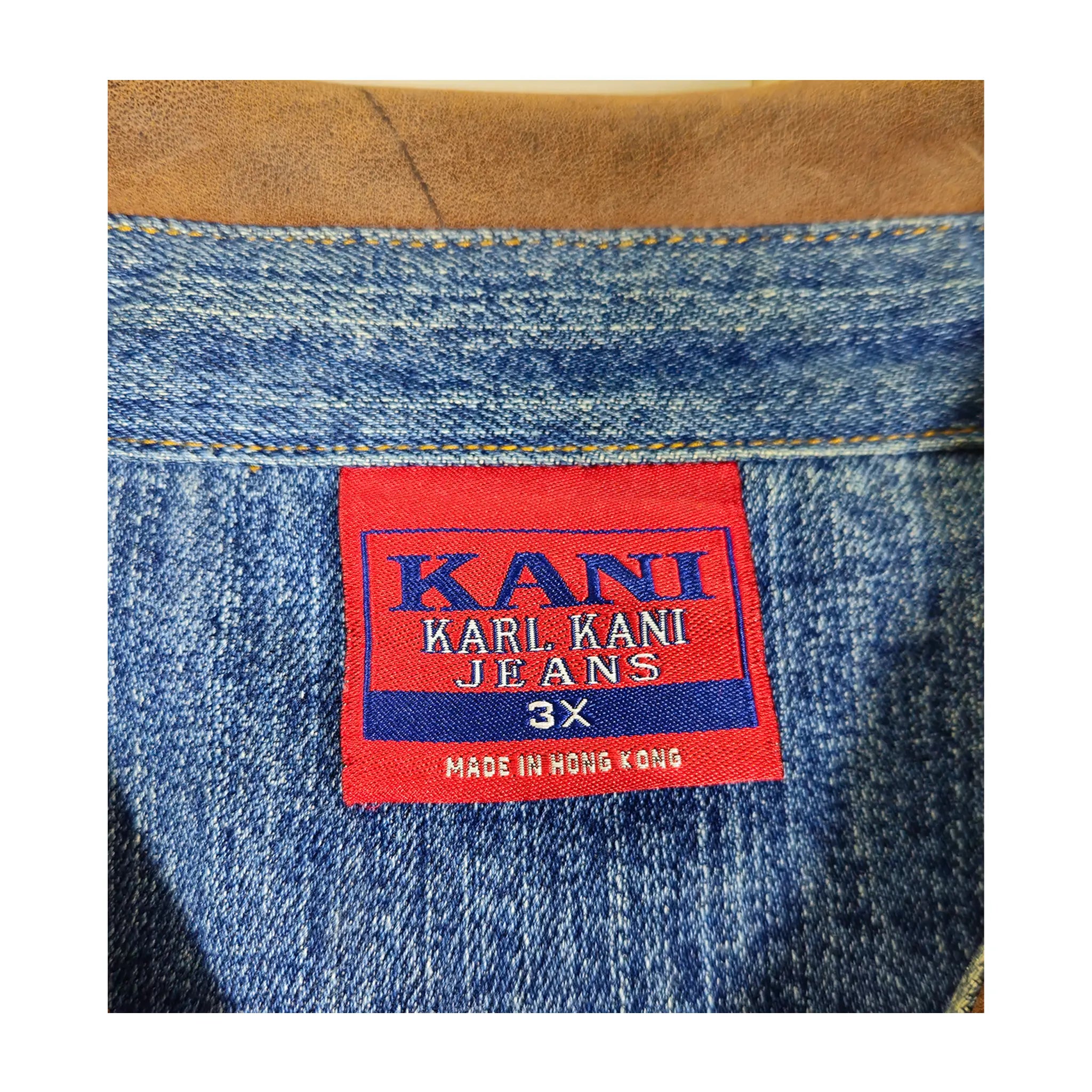 Vintage Karl Kani Jeans 3X Daytona Custom Denim Vest