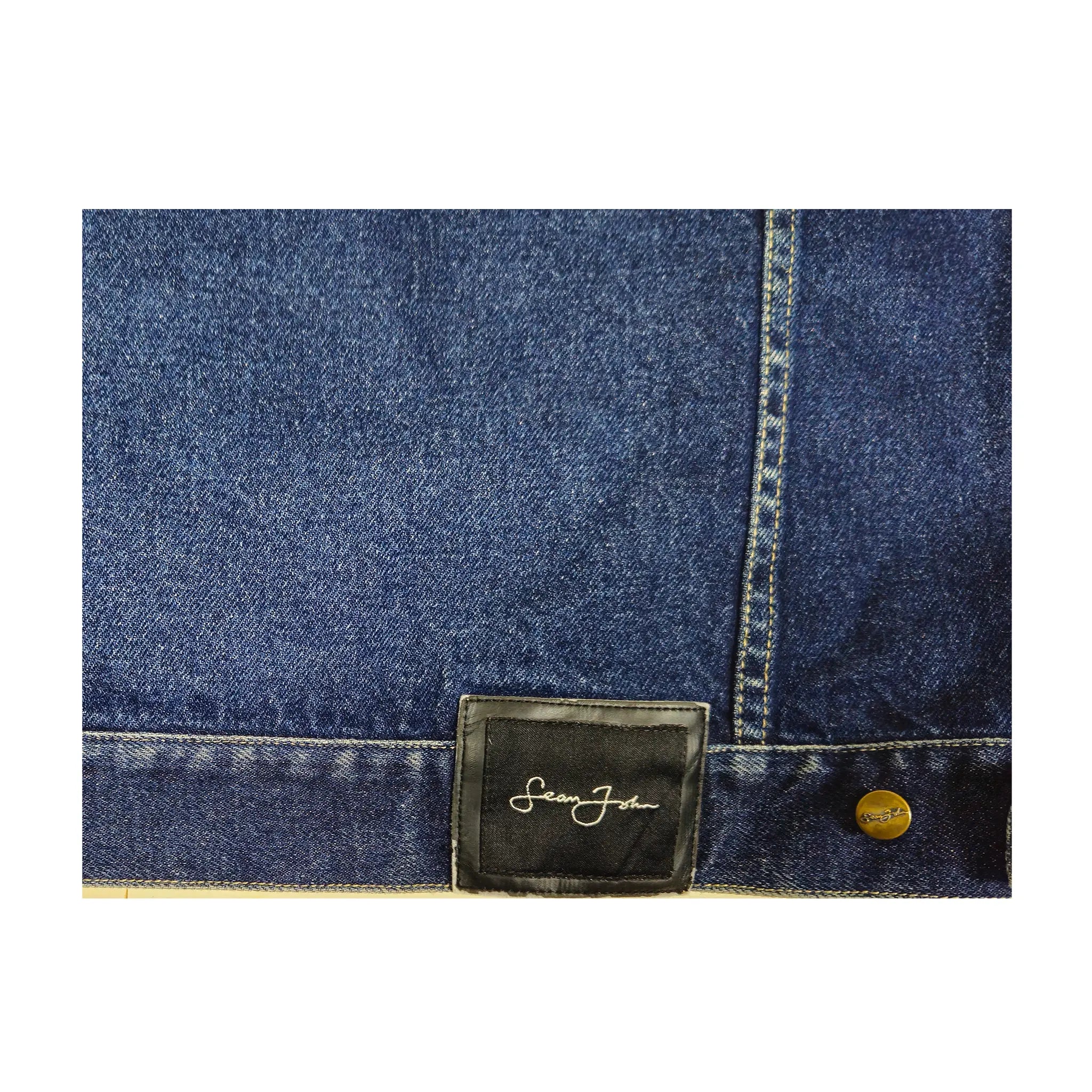 Vintage Sean John Classic Baggy XXL Denim Trucker Jacket