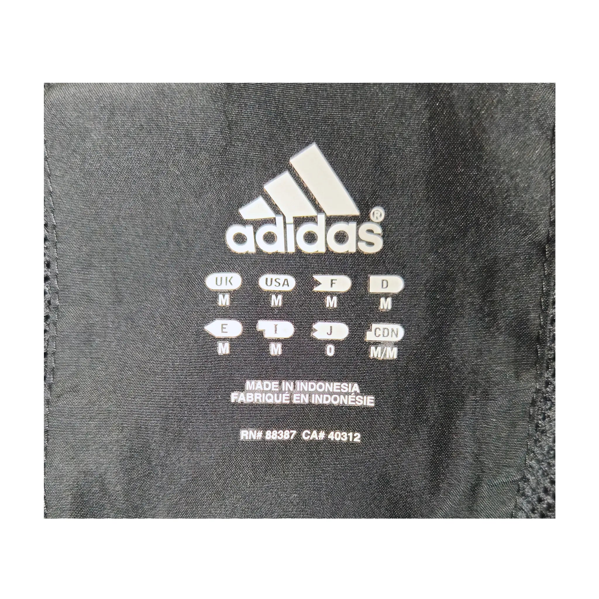 Adidas Blue 3-Stripe Windbreaker Trousers