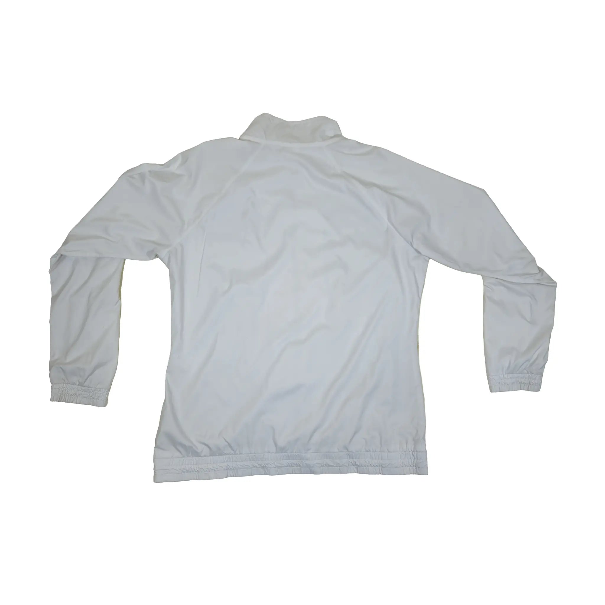 White Adidas Full-Zip Sportswear Mesh-Lined Track Jacket