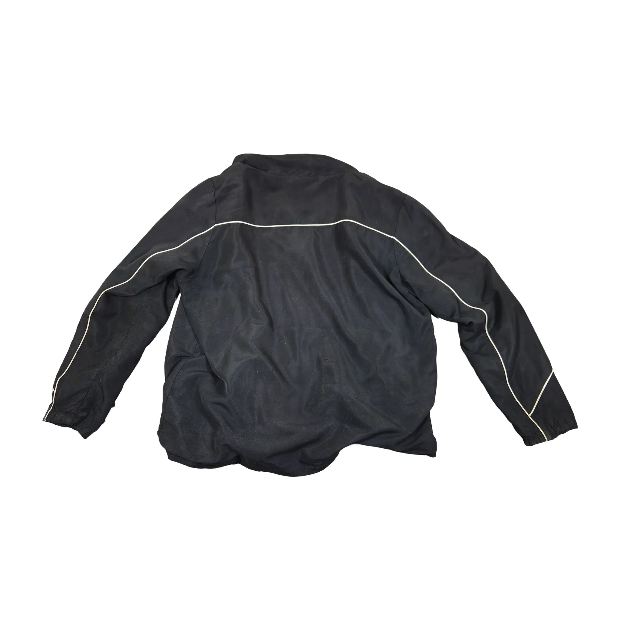 Fila Black Pinstripe Piping Windbreaker