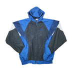 Vintage 90s Brooks Color-Block Hooded Windbreaker