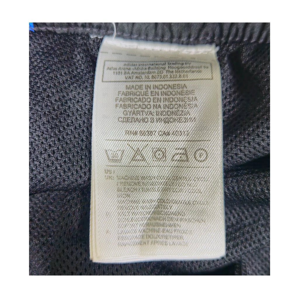 Adidas Blue 3-Stripe Windbreaker Trousers