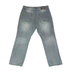 Vintage Y2K Coogi Contrast-Stitch Faded Grey Baggy Jeans
